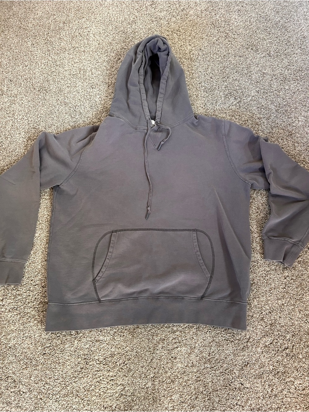 Wellen 100% Organic Cotton Hoodie. SZ LG. Eco friendly. Coastal. Surfer. Cozy.